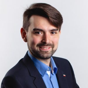 dr Patryk Wawrzyński – badacz komunikacji politycznej z Interdyscyplinarnego Centrum Nowoczesnych Technologii UMK w Toruniu.